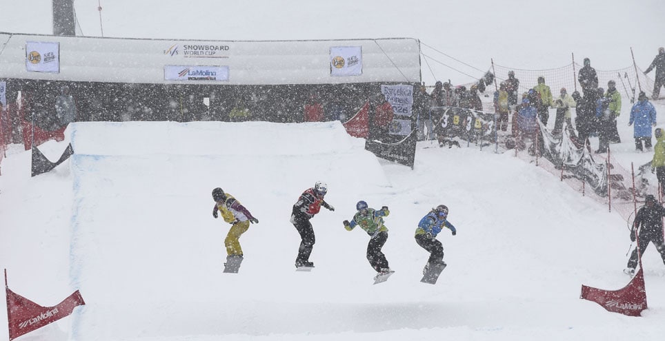 La temporada pasada La Molina fue escenario de la finales de la copa del mundo de snowboardcross.(Copyright/Oriol Molas)