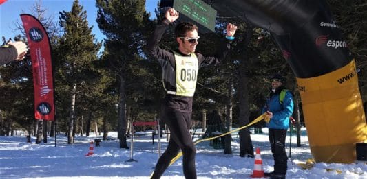 campeones de Europa de raquetas de nieve