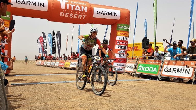 Sylvain Chavanel Julen Zubero Garmin Titan Desertt