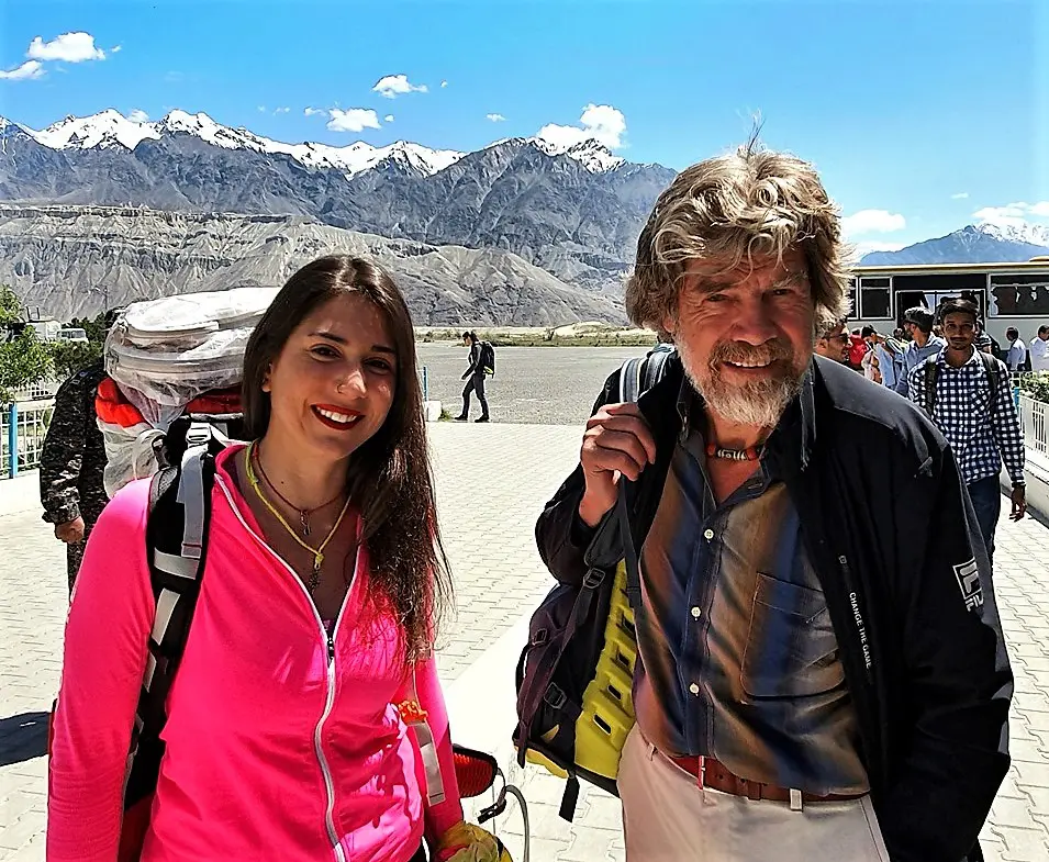 Reinhold Messner Stefi Troguet