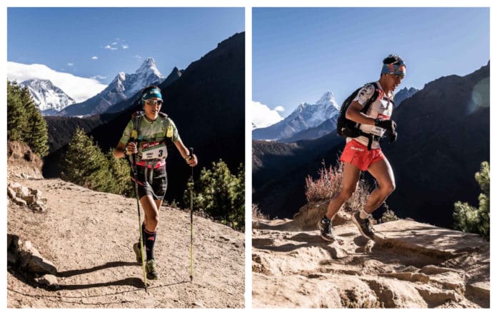 Anna Comet y Suman Kulung Everest Trail Race 2019