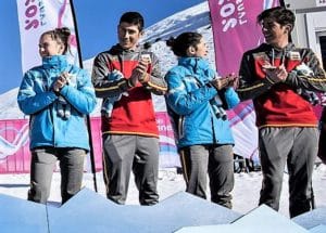 Ot Ferrer, Maria Costa Ares Torra Marc Ràdua YOG 2020 Lausana