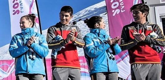 Ot Ferrer, Maria Costa Ares Torra Marc Ràdua YOG 2020 Lausana