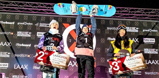 Queralt Castellet Copa del Mundo de halfpipe de Laax