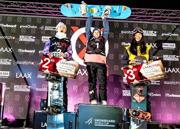 Queralt Castellet Copa del Mundo de halfpipe de Laax
