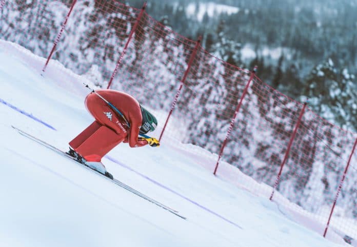 Simone Origone Brita Backlund Sella Ski Resort Copa del Mundo de esquí de velocidad