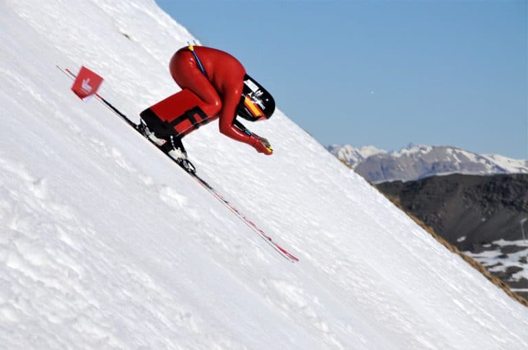 Simone Origone Britta Backlund Copa del mundo esquí velocidad Vars
