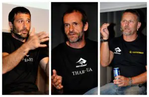 Sobrevivir encerrado evento outdoor Sea to Summit Alex Txikon, Antonio de la Rosa Ferran Latorre