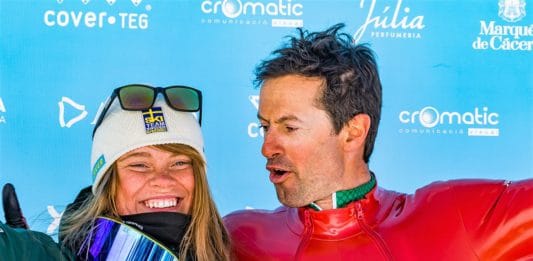 Britta Backlund Simone Origone Copa del mundo de esquí de velocidad