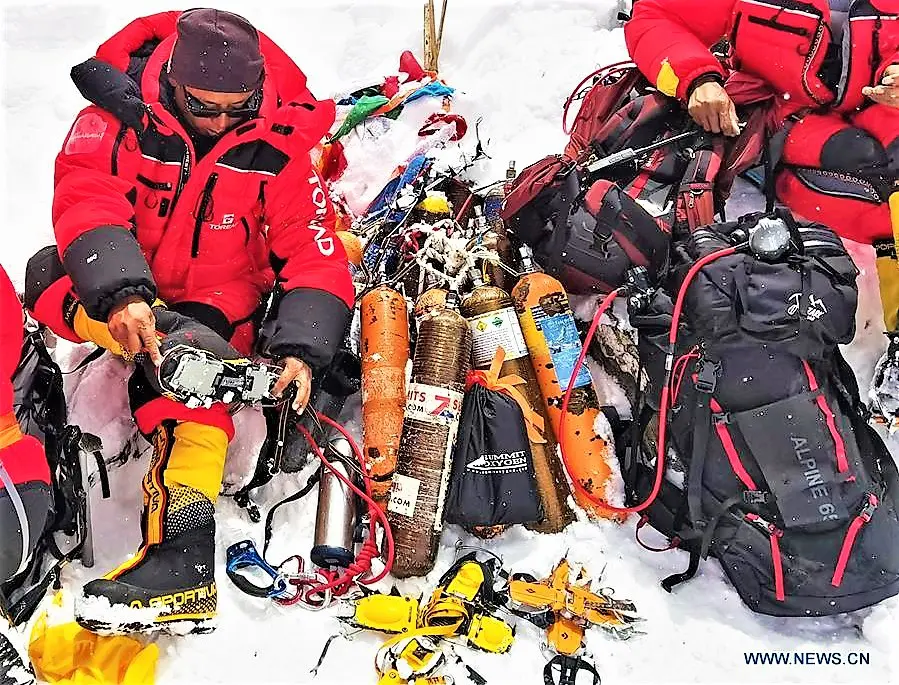 Everest Expedición china 