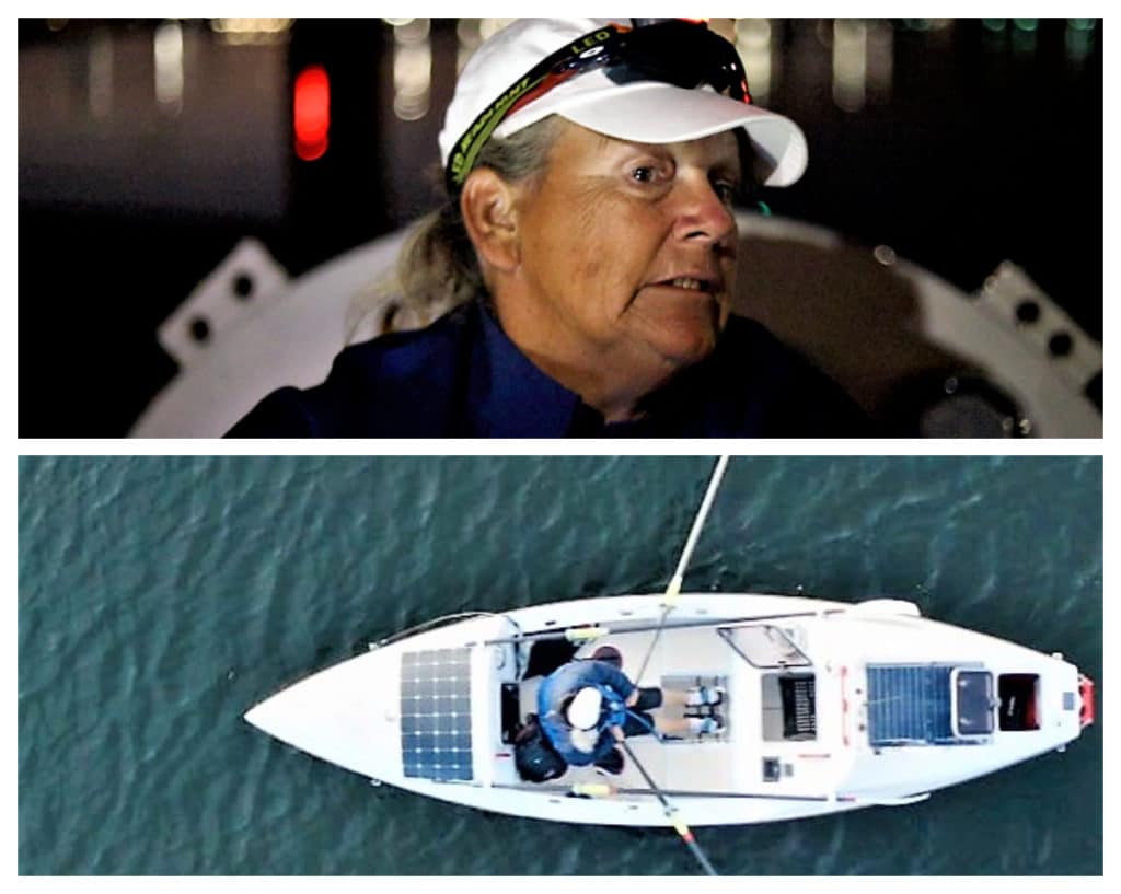 Angela Madsen oceano Pacífico remo
