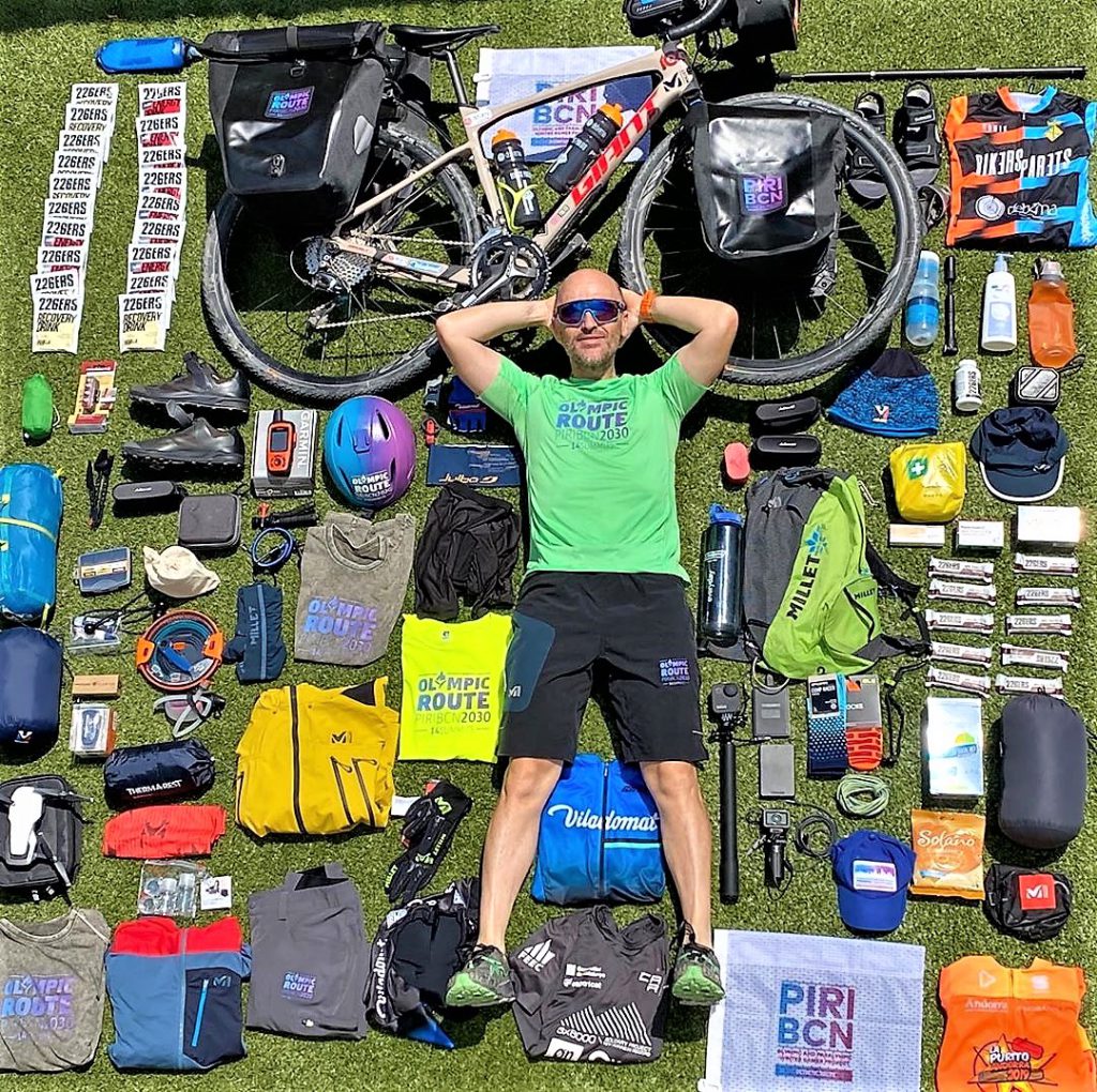 Sergi Mingote recorrido Olimpic Route bicicleta gravel