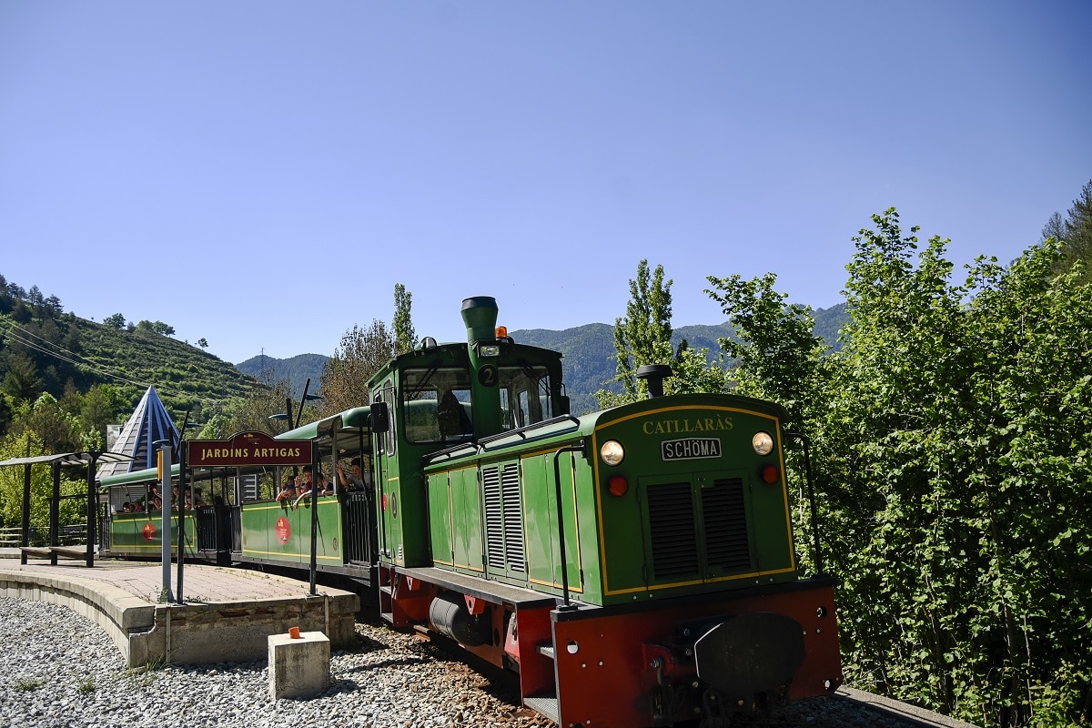 tren del ciment atracción
