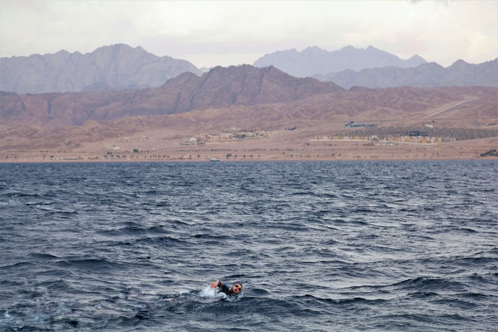travesia 5 continentes golfo de Aqaba