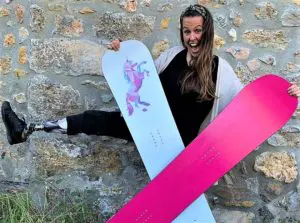 Astrid Fina retirada snowboarder