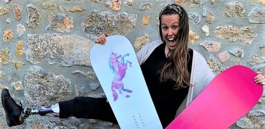 Astrid Fina retirada snowboarder