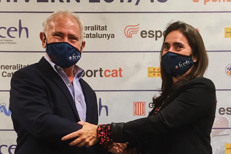 Mónica Bosch Oscar Cruz presidencia Federació Catalana d’Esports d’Hivern FCEH