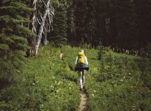 mochila de montaña