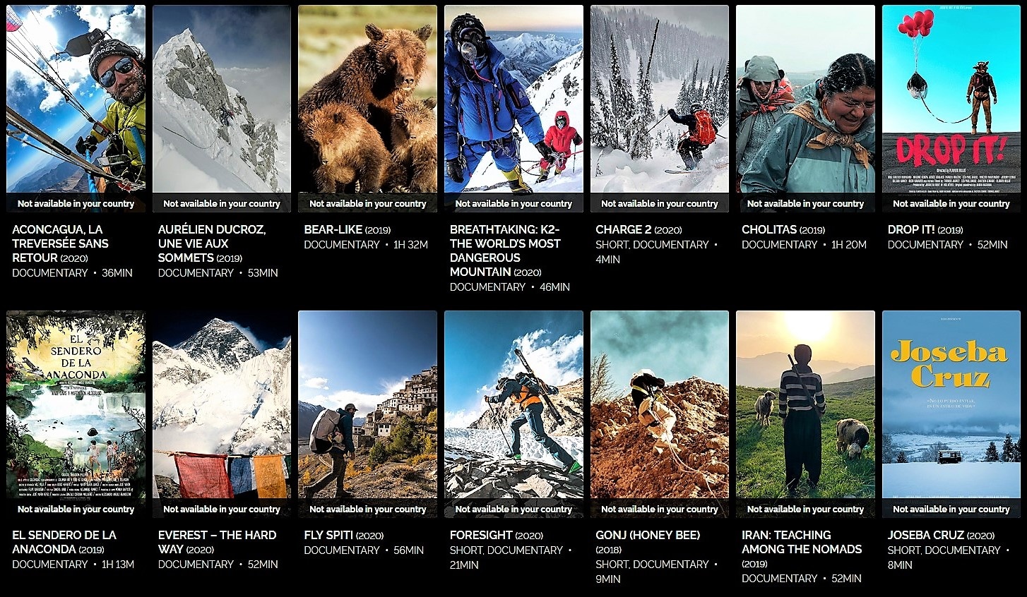 online del Festival de Cine de Montaña de Torelló