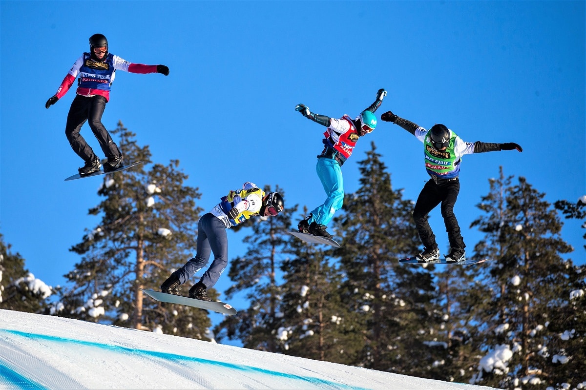Lucas Eguibar snowboardercross Idre Fjäll