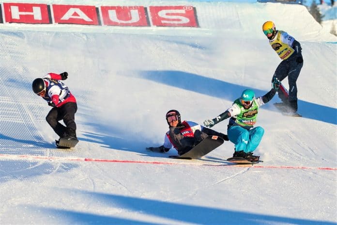 Lucas Eguibar snowboardercross Idre Fjäll