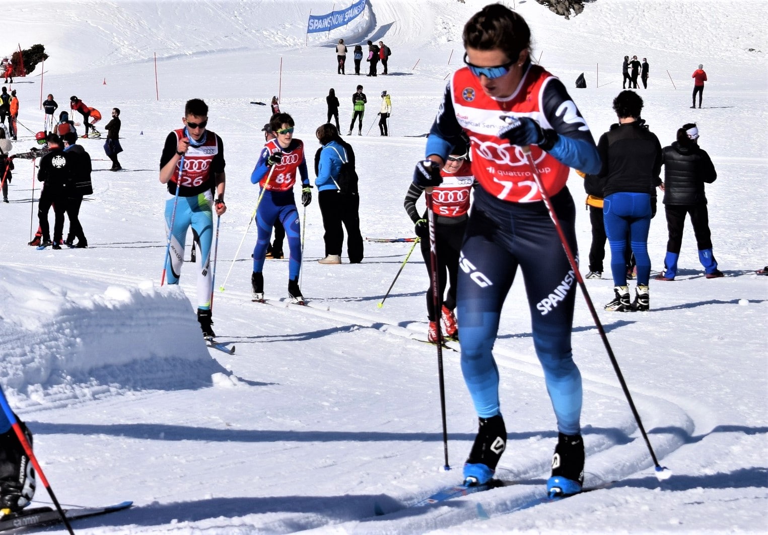 María Iglesias Imanol Rojo Campeonatos de España de esquí de fondo
