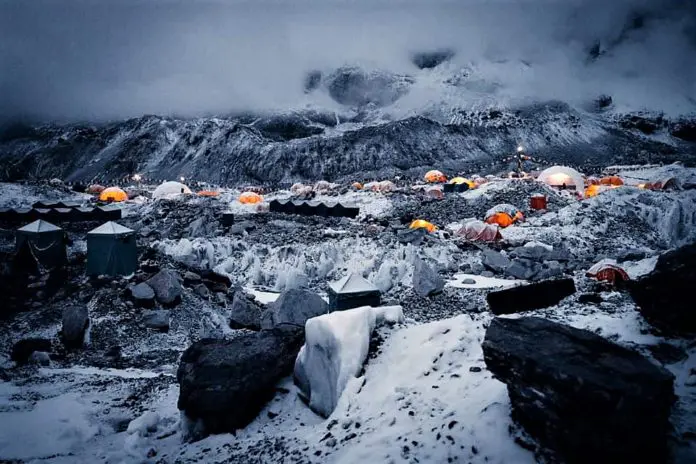 Alex Txikon Everest campo base