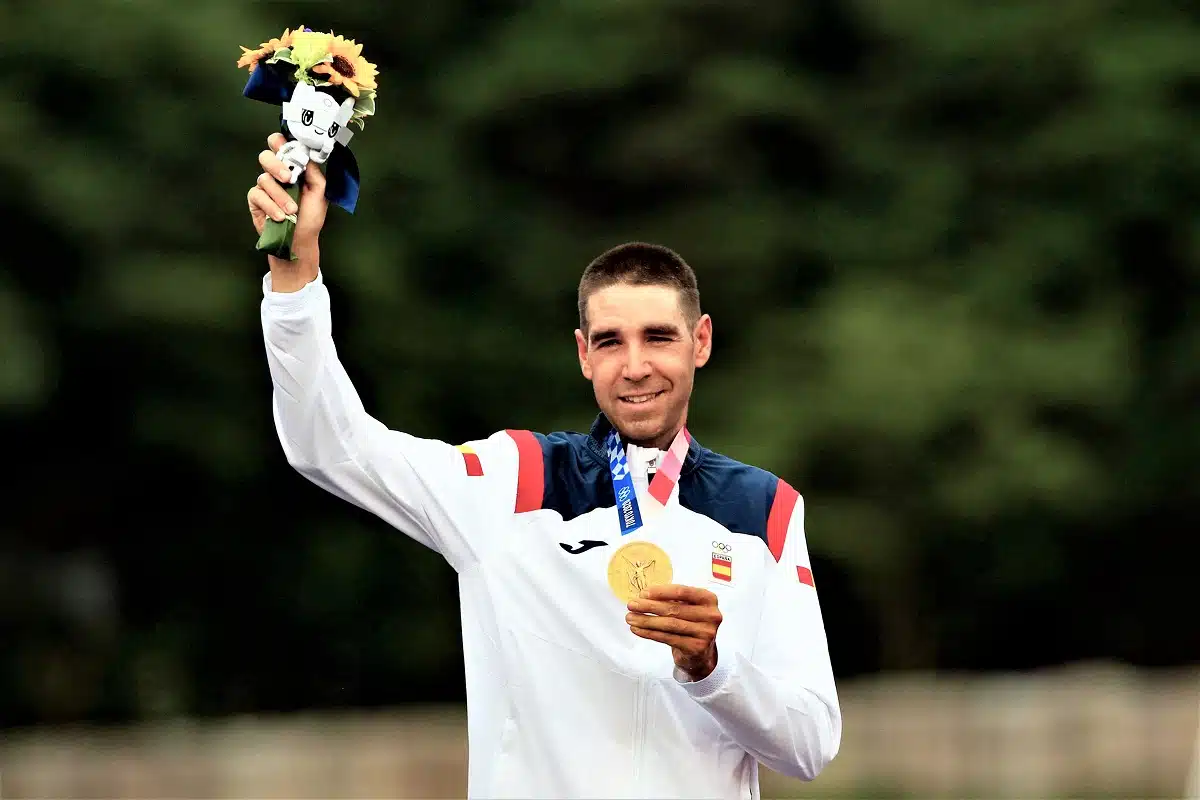 David Valero bronce mountain bike