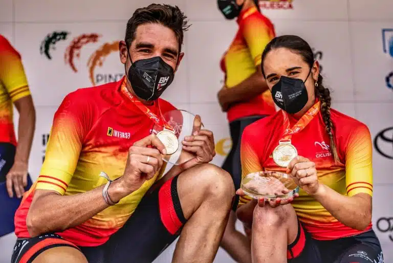 David Valero y Rocío García Campeonato de España de XCO Sabiñanigo
