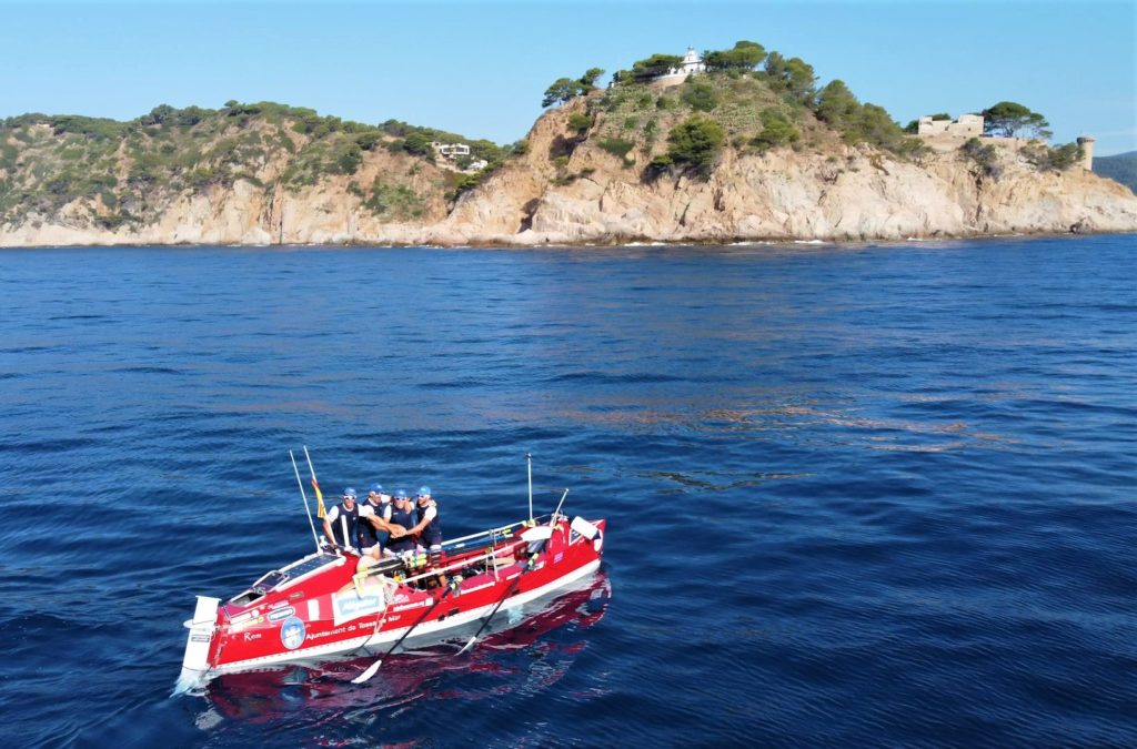 Ocean Cats completa la travesía a remo entre Tossa de Mar y Sóller