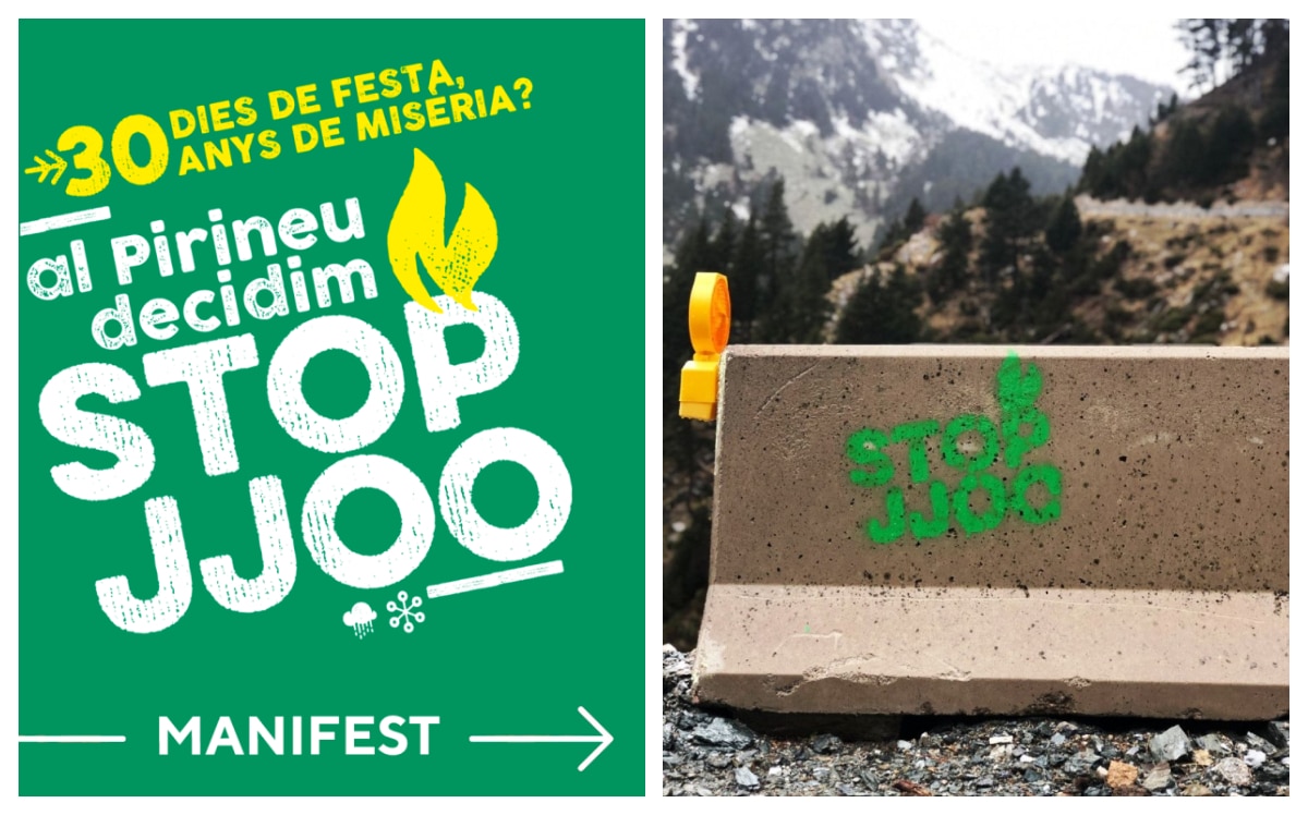 Stop JJOO Pirineus Pirineos