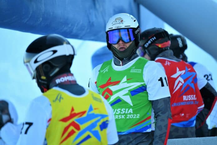 Álvaro Romero Copa del Mundo de snowboardcross Krasnoyarsk