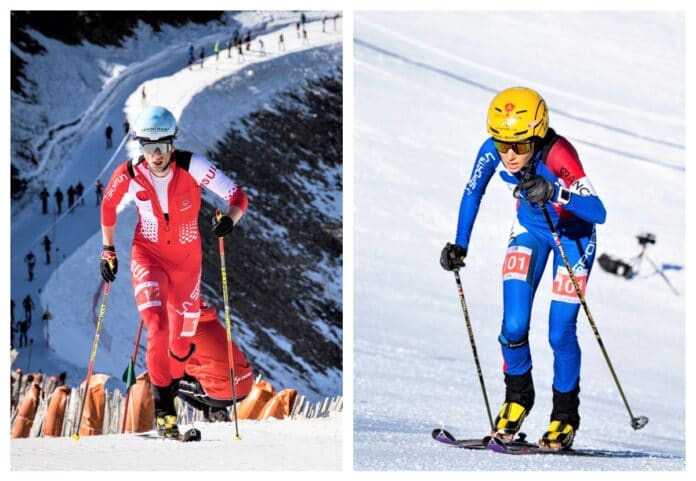 Werner Marti, Axelle Gachet-Mollaret ISMF European Championships Skimo Boí Taüll 2022