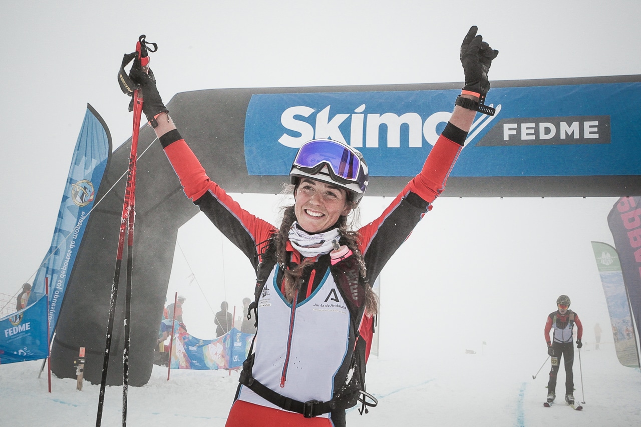 Ana Alonso hace triplete en el Campeonato de España de skimo