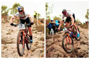 Rocio García David Valero Superprestigio MTB de Elda