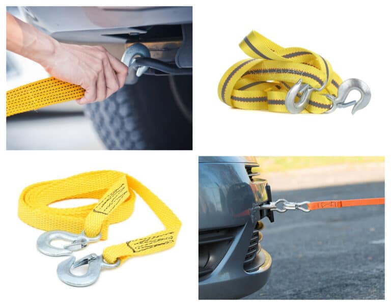 Cuerdas para el remolque del coche