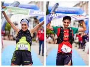 Oihana Kortazar y Dimas Pereira