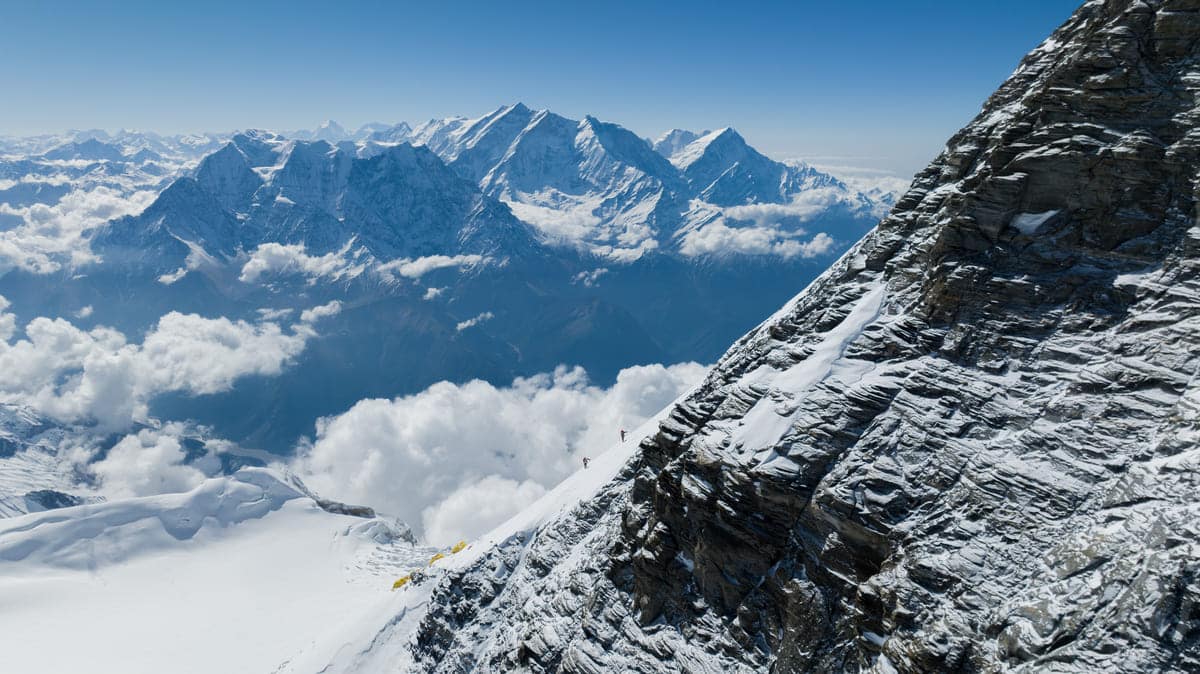 Kristin Harila y Tenjin Sherpa