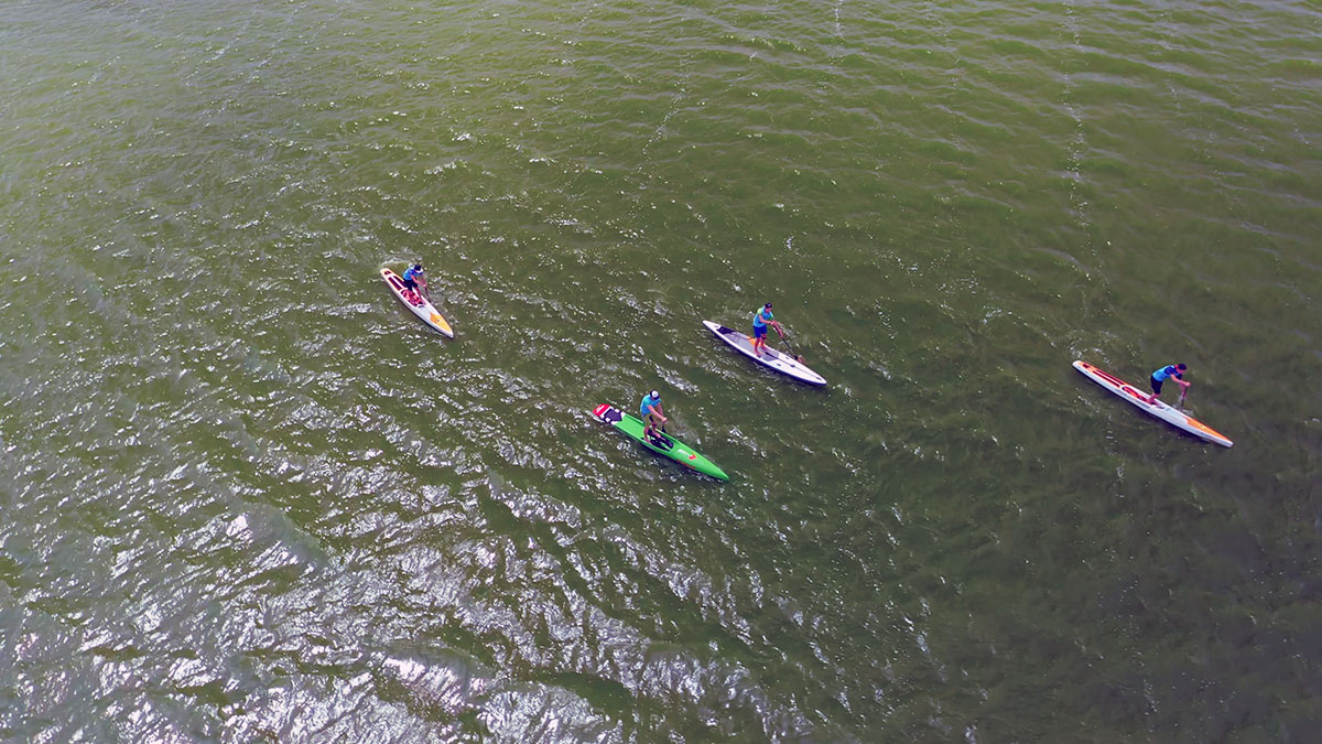 paddle surf en el mar