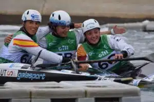 Maialen Chourraut, Laia Sorribes y Olatz Arregui