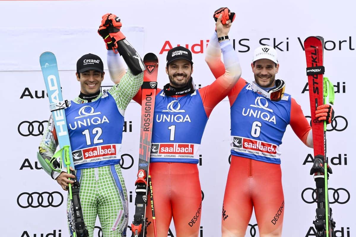 Saalbach gigante podio