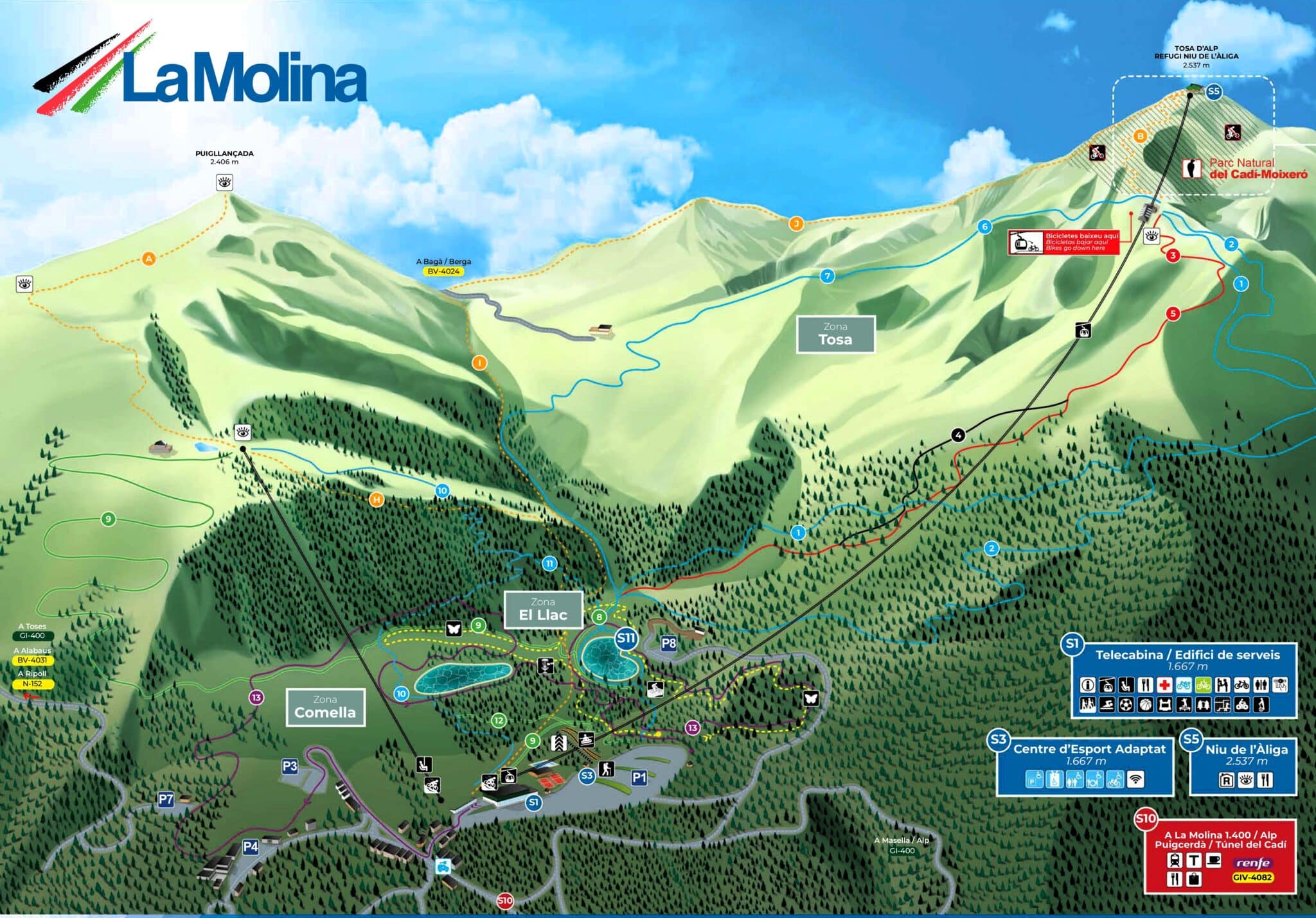 bike park La Molina