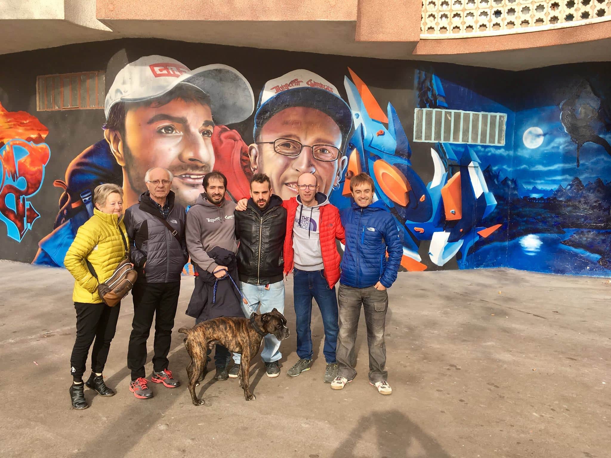 Iker i Eneko Pou mural