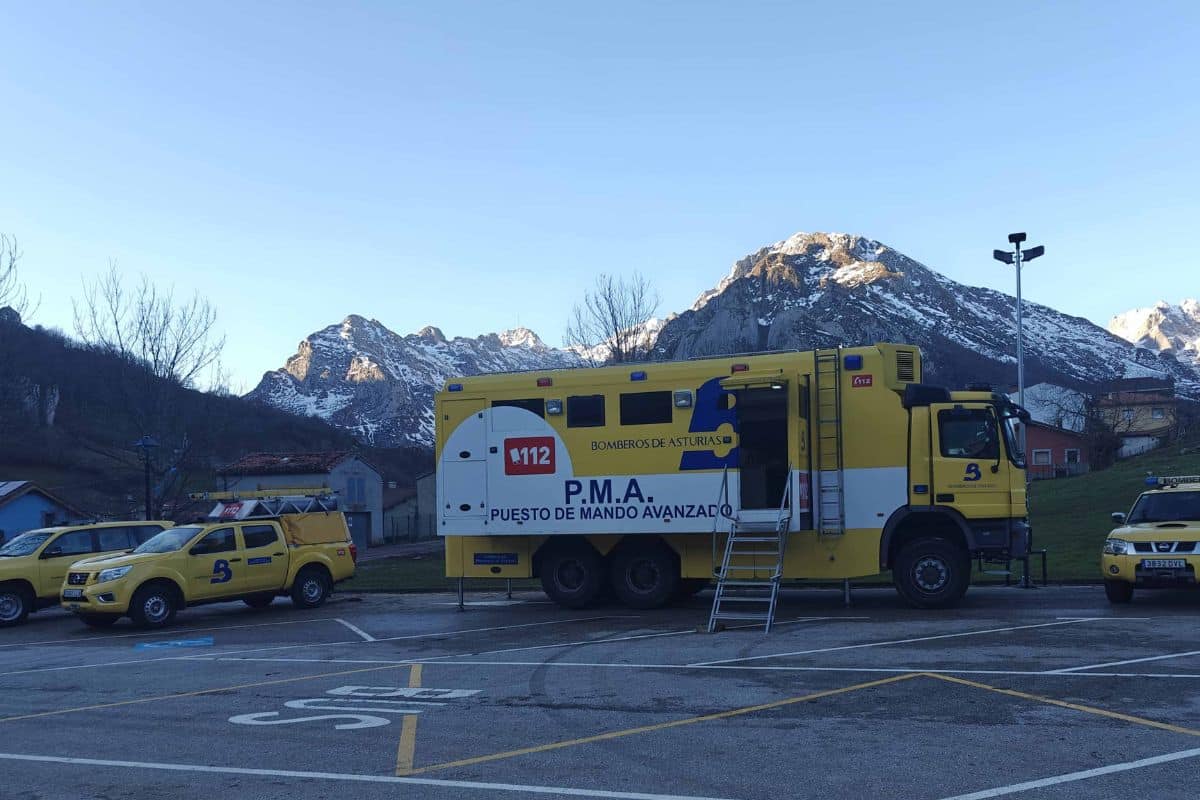 Rescate montañero picos de Europa