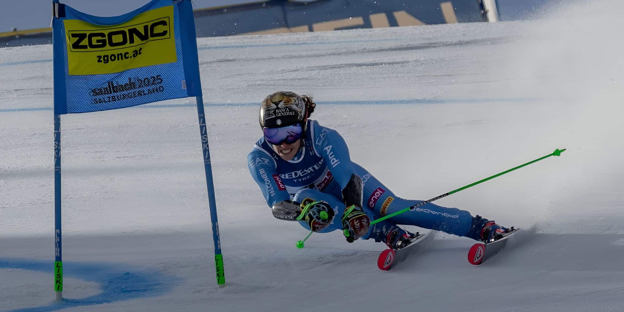 Federica Brignone conquista el oro en gigante en Saalbach,