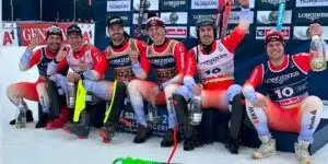 Suiza arrasa en Saalbach con un triplete inolvidable en la combinada por equipos.