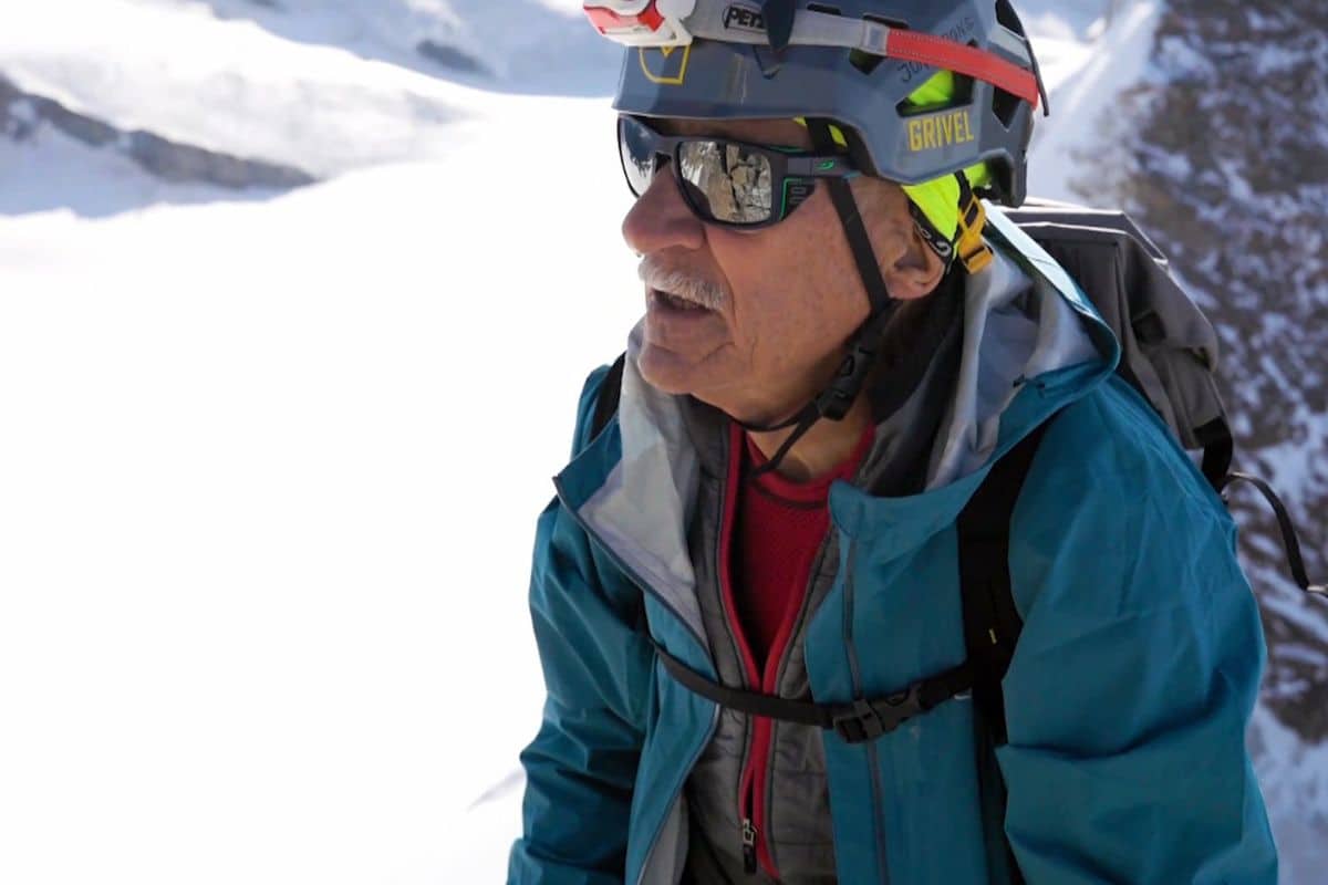 Jordi Pons ascendiendo al Mönch