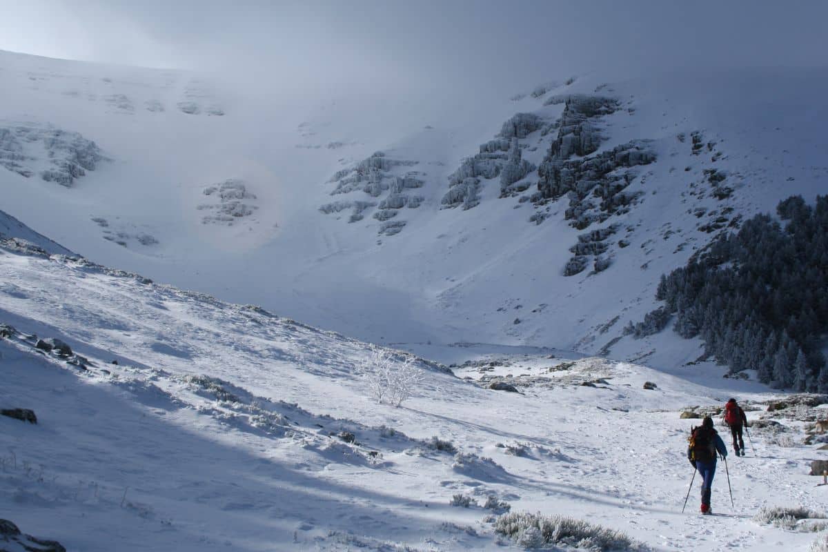 ascenso invernal Al Moncayo