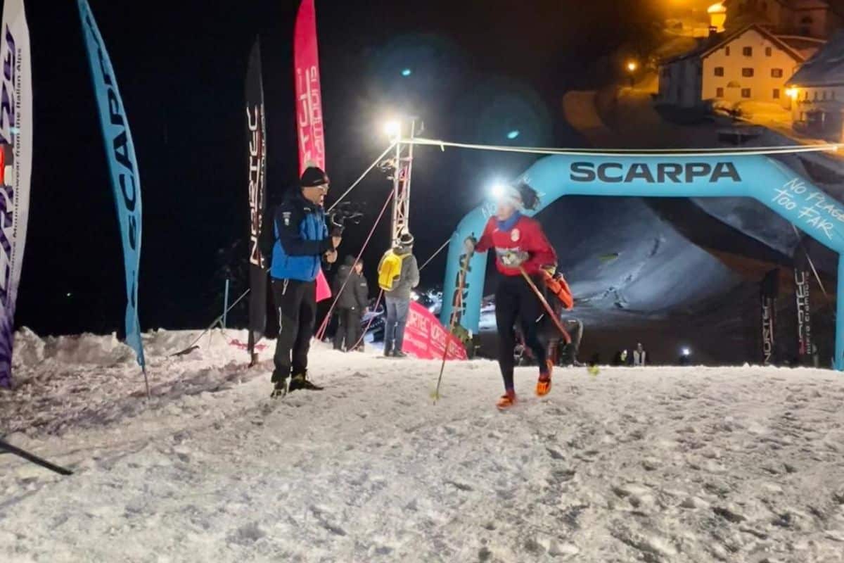 Silvia Lara Europeo snowrunning 
