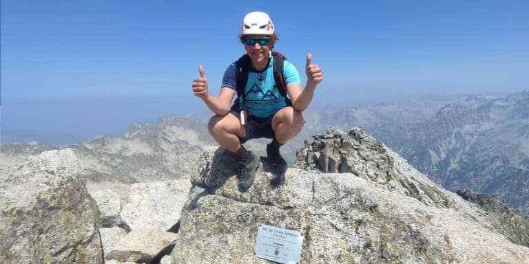 Richard Muñoz Ruiz, en la cima del Comaoforno